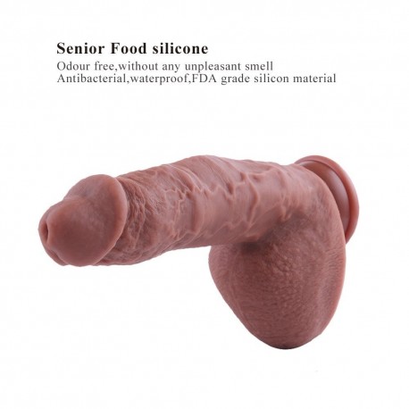 9,8 "Silikon Dildo för Hismith Premium Sex Machine, Säkerhet Ej giftig Realistisk Dildo