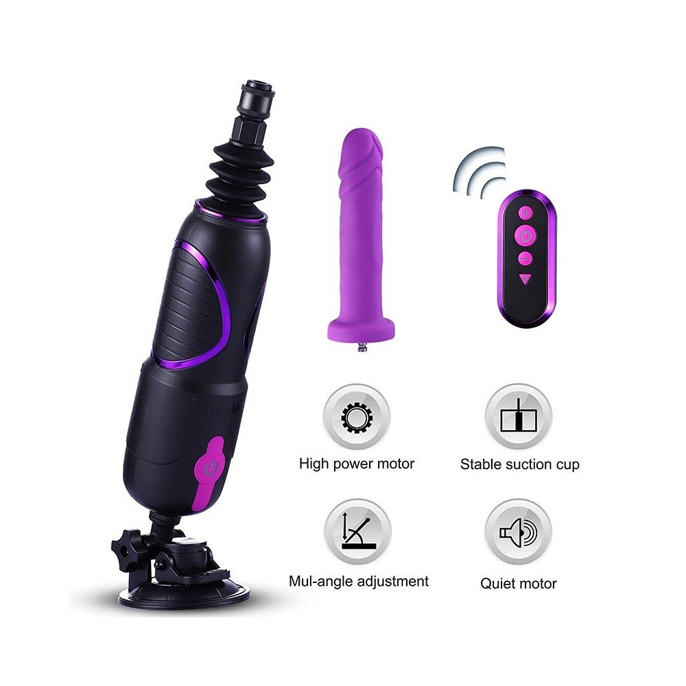 Hismith Pro Traveler, Portable Sex Machine With Remote Controller - KlicLok System