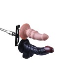 Hismith Sex Machine Attachment, double adaptateur de connecteur rapide pour Premium Sex Love Machine