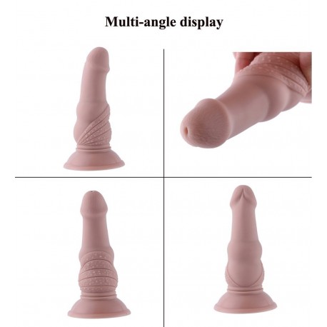FDA-grade Silicone Dildo for Hismith Premium Sex Machine,Safety Non-toxic Realistic Dildo (5.8", Flesh)