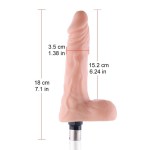 Lifelike Flexible Keel Dildo | 19cm * 3.5cm
