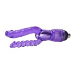 Double Penetration Dildo for Anal & Vaginal Sex with 3XLR Connector Double Penetration Dildo for Anal & Vaginal Sex with 3XLR Connector