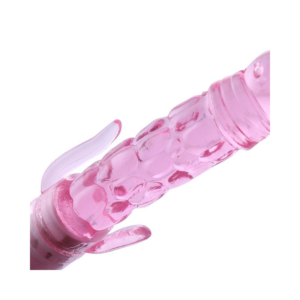 PVC Jelly Dildo with Clitoral Stimulator