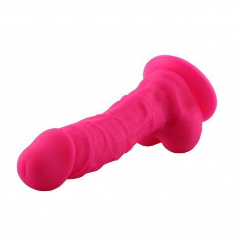 9" Silicone Dildo for Hismith Sex Machine with Quick Air Connector, 6.9" Insertable Length,Pink