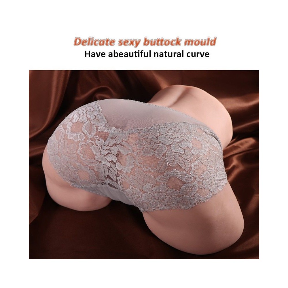 24 lb (11 kg) Lifelike Masturbator Sex Doll with Big Ass Tight Canals for Men Masturbation Vagina Anal Sex 