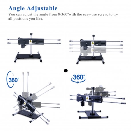 Premium Sex Machine with 360 Degree Rotation,2P or 3P Sex Play,Powerful Penetration Love Robot to meet all your needs