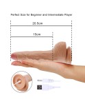 Remote Controlled Vibrating Dildo, Rechargeable Dong Vibrator With Suction Cup - 8.3 inch