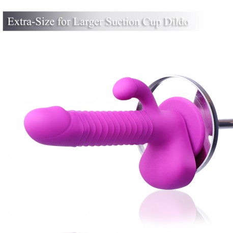 Hismith 4.5" Extra-Large Suction Cup Adapter for Hismith Premium Sex Machine with KlicLok System