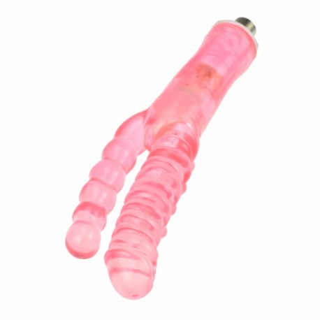 Double Dong Vaginal and Anal Realistic Dildo Masturbator Fpr Sex Machine Accessories