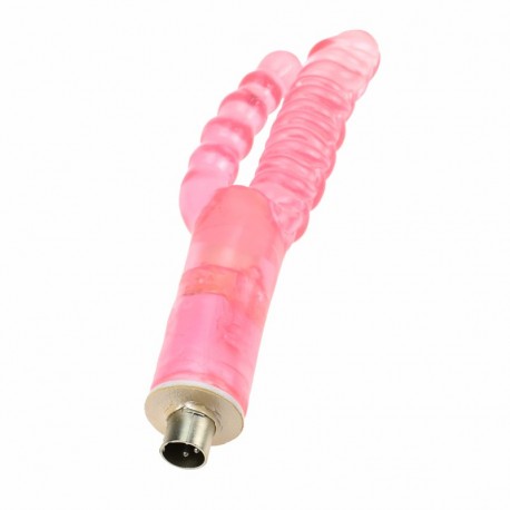 Double Dong Vaginal and Anal Realistic Dildo Masturbator Fpr Sex Machine Accessories