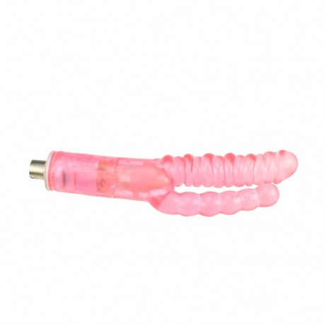 Double Dong Vaginal and Anal Realistic Dildo Masturbator Fpr Sex Machine Accessories