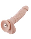 9.1" Silicone Dildo for Hismith Sex Machine with KlicLok Connector, 7.5" Insertable Length,Flesh