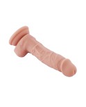 9.1" Silicone Dildo for Hismith Sex Machine with KlicLok Connector, 7.5" Insertable Length,Flesh