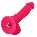 9.1" Silicone Dildo for Hismith Sex Machine with KlicLok Connector, 6.3" Insertable Length,Pink