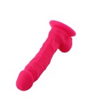 9.1" Silicone Dildo for Hismith Sex Machine with KlicLok Connector, 6.3" Insertable Length,Pink
