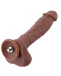 9.1 "Silikon Dildo för Hismith Sex Machine med KlicLok-kontakt, 7,5" infällbar längd. Kaffe 9.1 "Silikon Dildo för Hismith Sex Machine med KlicLok-kontakt, 7,5" infällbar längd. Kaffe