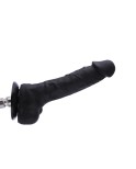 21,5 cm flexibel silikondildo för Hismith sexmaskin med KlicLok-kontakt, 17,5 cm insättningsbar längd