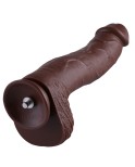 Hismith dildo sex machine with 3 modes for bumping and 10 modes for vibration, pure silicone fucking machine for women