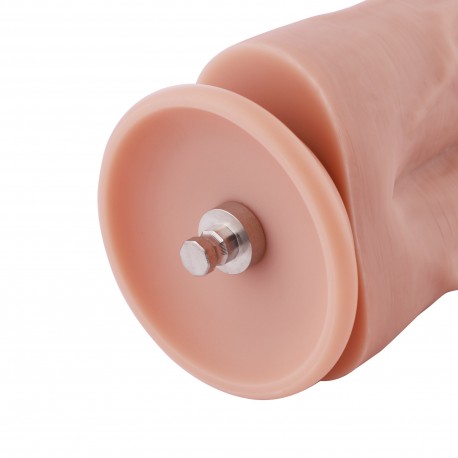 Hismith 8.5”Two Cocks One Hole Silicone Dildo for Hismith Premium Sex Machine