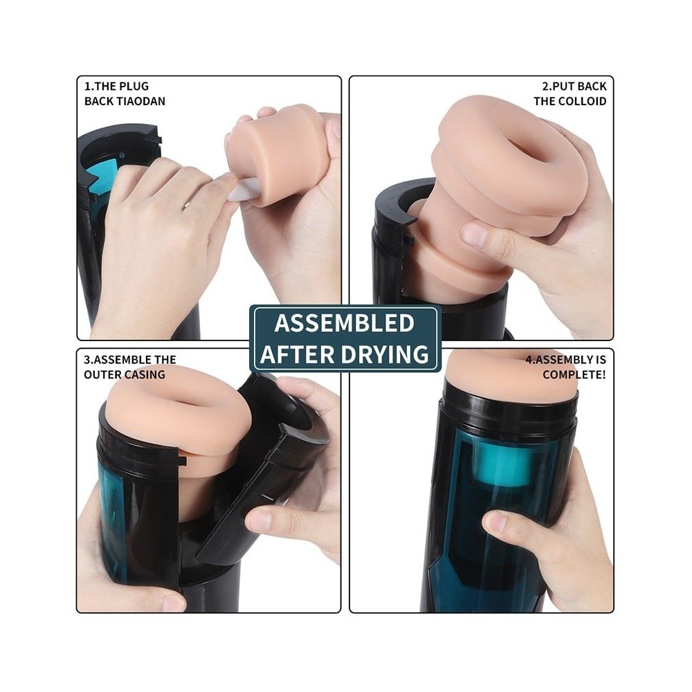 Thrusting Masturbation Cup with 9 Frequency Vibration for Hismith Premium Sex Machine with KlicLok System