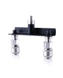Hismith Sex Machine Attachment, double adaptateur de connecteur rapide pour Premium Sex Love Machine