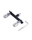Hismith Sex Machine Attachment, double adaptateur de connecteur rapide pour Premium Sex Love Machine