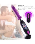 Automatic Remote Thrusting Dildo with 3 Powerful Thrusting Actions 8 Vibration Modes