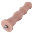 Dildo anale con perline Hismith da 7,08" per macchina premium con sistema KlicLok