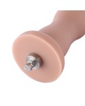 Dildo anale con perline Hismith da 7,08" per macchina premium con sistema KlicLok