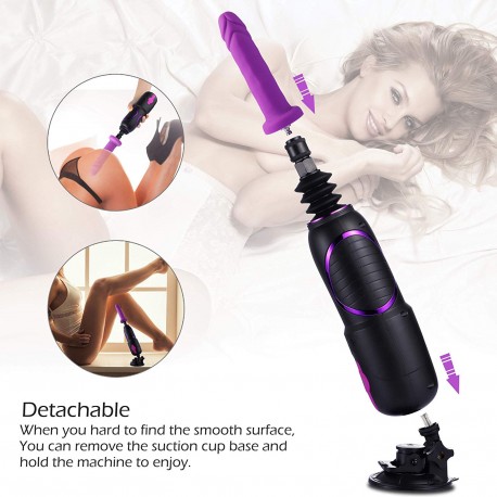 Hismith Pro Traveler, Portable Sex Machine with Remote Controller - KlicLok System