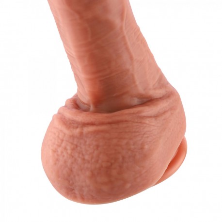 Hismith 10.2" Oblate Silicone Dildo with KlicLok System for Hismith Premium Sex Machine - Amazing Series