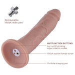 Hismith 10” Realistic Vibrating Dildo with 3 Speeds + 4 Modes