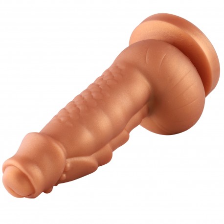 Hismith 8.1" Squamule Silicone Dildo with KlicLok Systemfor Hismith Premium Sex Machine - Monster Series