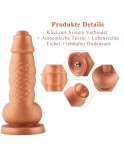 Hismith 8.1 "Silikonowe dildo z płaską ramiączką z systemem KlicLok do Hismith Premium Sex Machine - Monster Series