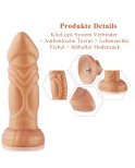 Hismith 8.25" Slightly Curved Silicone Dildo with KlicLok Systemfor Hismith Premium Sex Machine - Monster Series Hismith 8.25" Slightly Curved Silicone Dildo with KlicLok Systemfor Hismith Premium Sex Machine - Monster Series