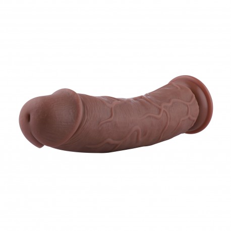 11.4" Slightly Curved Silicone Dildo with KlicLok System for Hismith Premium Sex Machine