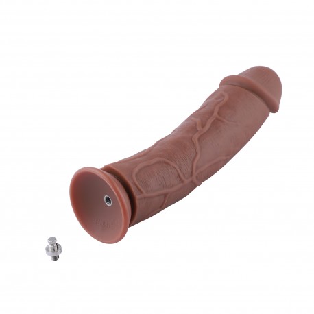 11.4" Slightly Curved Silicone Dildo with KlicLok System for Hismith Premium Sex Machine
