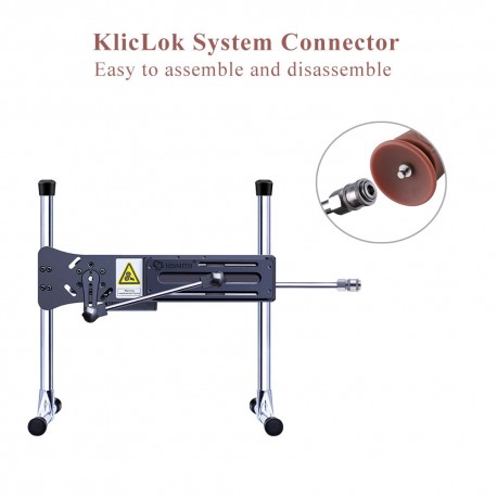 11.4" Slightly Curved Silicone Dildo with KlicLok System for Hismith Premium Sex Machine