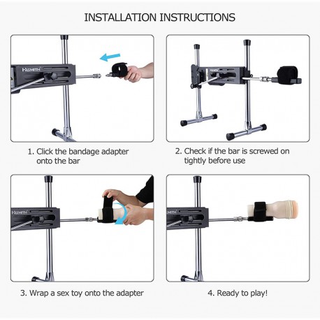 Hismith Sex Machine Attachment, Muti-Function Bandage for Sex Toy - KlicLok System