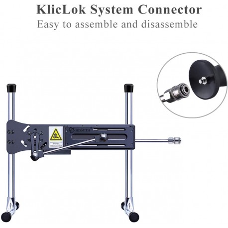 Hismith 7.28" Silicone Butt Plug with KlicLok System for Hismith Premium Sex Machine