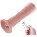 10.2" Slight Curved Vibrating Silicone Dildo for Hismith Sex Machine with KlicLok System - Master Series