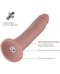 10.2" Slight Curved Vibrating Silicone Dildo for Hismith Sex Machine with KlicLok System - Master Series