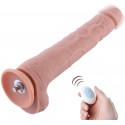 Hismith 11.8" Extra-Length Vibrating Silicone Dildo for Hismith Sex Machine with KlicLok System
