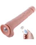 Hismith 11.8" Extra-Length Vibrating Silicone Dildo for Hismith Sex Machine with KlicLok System