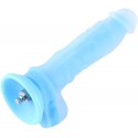 Hismith 9,65 ”Glühdildo, im dunklen Silikon -Dong mit Kliclok -System leuchtet