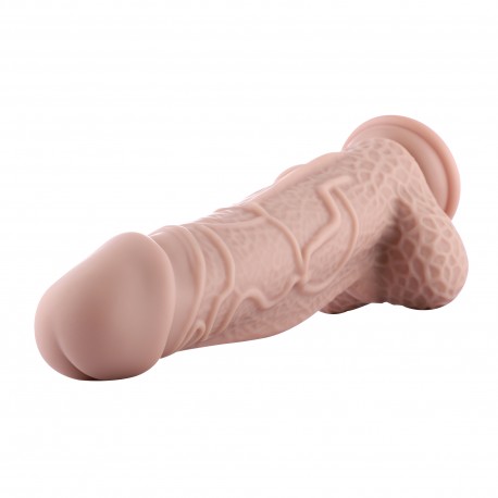 Hismith 11.3" Multi-Texturing Thick Silicone Dildo with KlicLok System for Hismith Premium Sex Machine