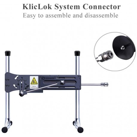 Hismith 10.24'' Tower shape Anal toy with KlicLok System for Hismith Premium Sex Machine