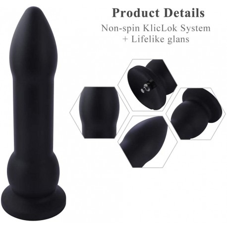 Hismith 10.43'' Bullet Anal toy with KlicLok System for Hismith Premium Sex Machine