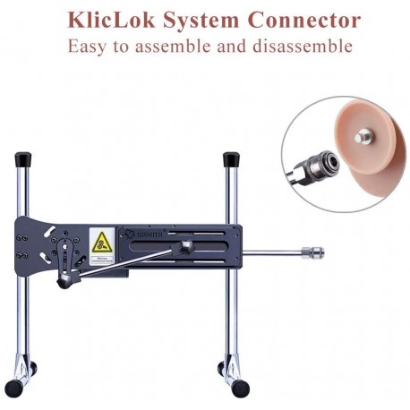 Hismith 7.86'' Dual-density Realistic dildo with KlicLok System for Hismith Premium Sex Machine