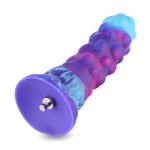 Hismith 7.5" (19 cm) Silicone Fantasy Dildo with Raised Bumps & Removable Kliclok